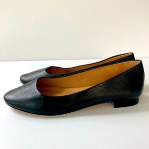 Antonio Melani Black Vintal Leather Ballet Flats 8